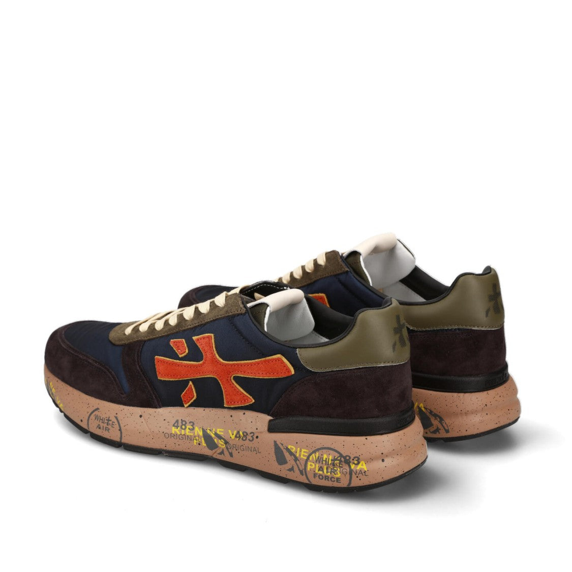 Premiata Mick Sneakers In Brown Suede