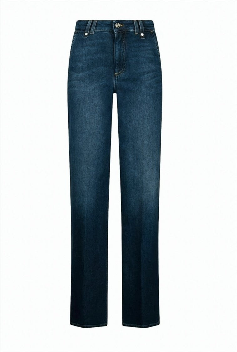 Liu Jo High-Waisted Flare Jeans With Vintage Wash