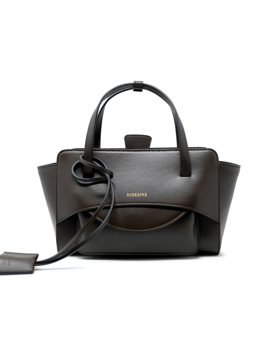 Hidesins Flap S Premiere Dark Brown Leather Handbag