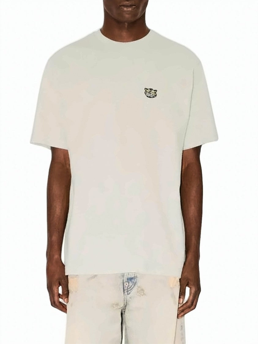 Kenzo Relaxed-Fit Cotton T-Shirt With Embroidered Tiger Emblem
