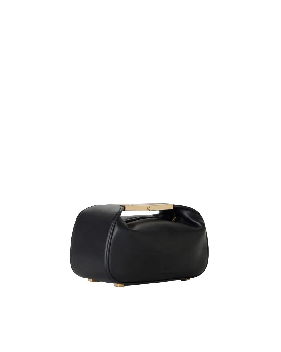 Elisabetta Franchi Black Mini Hobo Bag