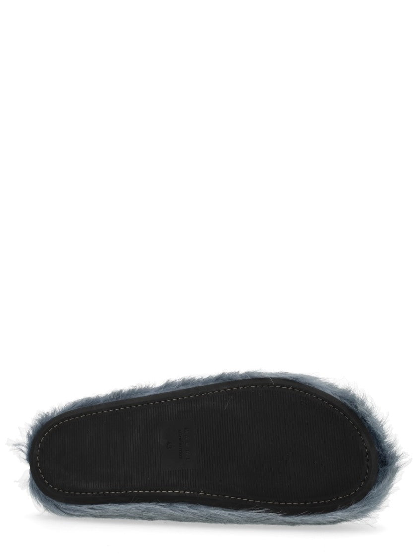 Marni Fussbet Plush Calf Hair Loafers