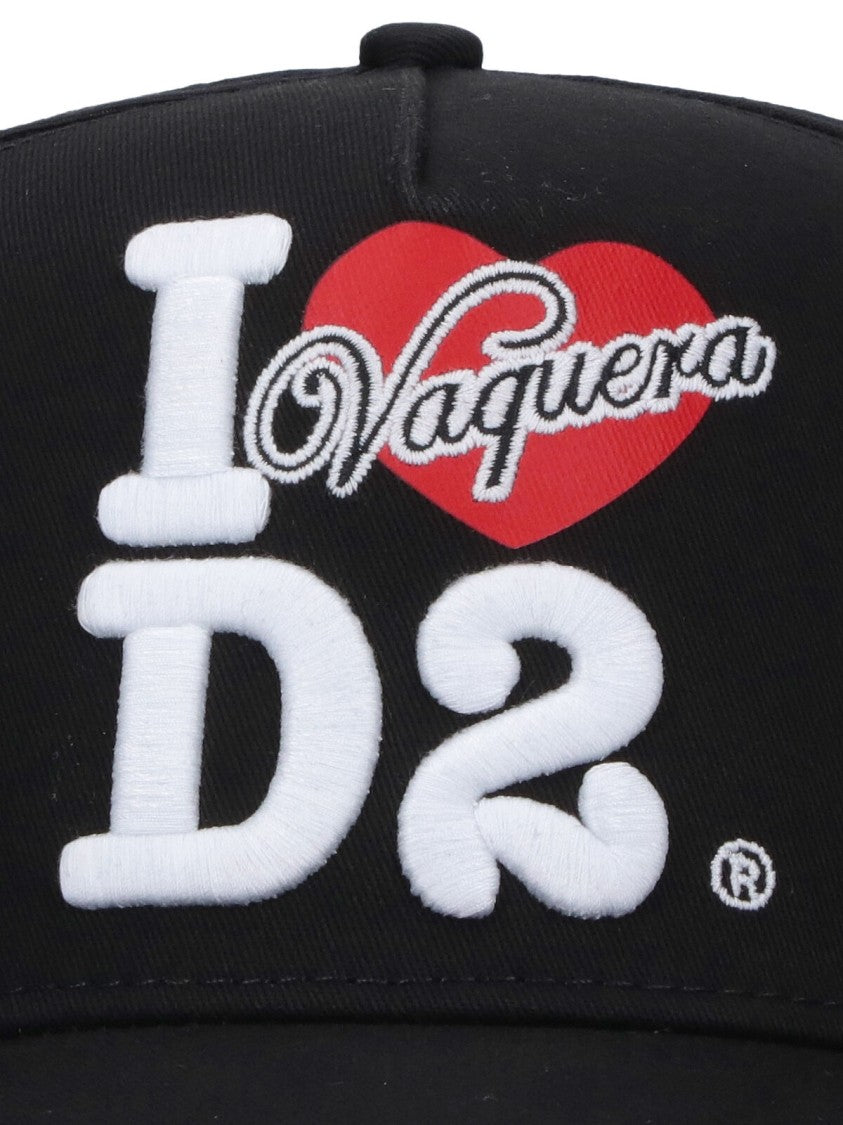 Dsquared2 Logo Baseball Cap – Black