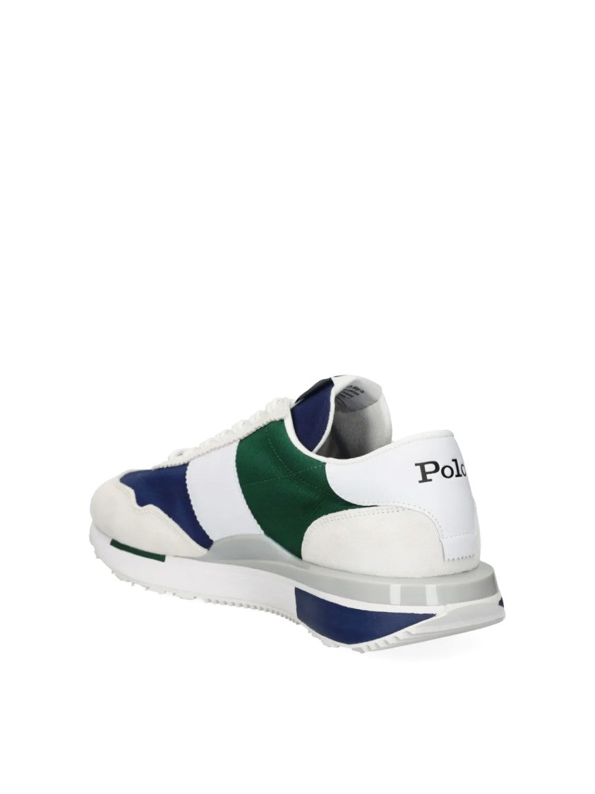 Polo Ralph Lauren Pp Logo Low-Top Sneakers With Color-Blocked Design