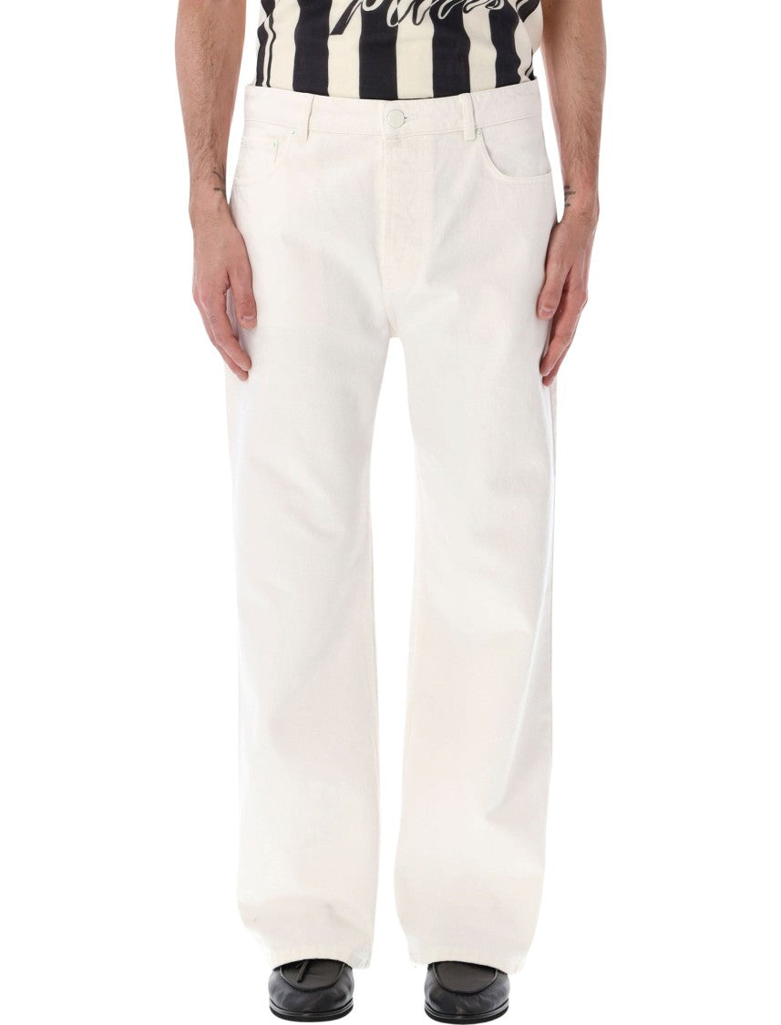 Ami Paris Large Fit Five Pocket Denim Jeans
