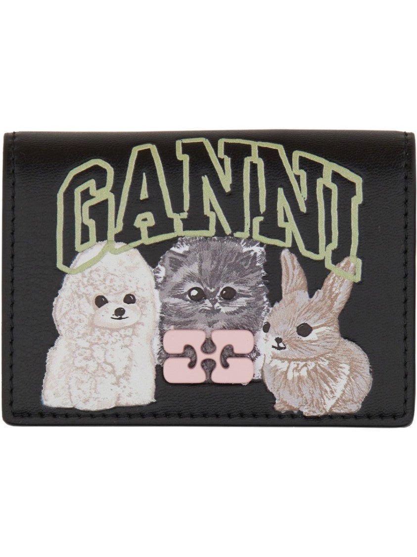Ganni Bou" Card Holder
