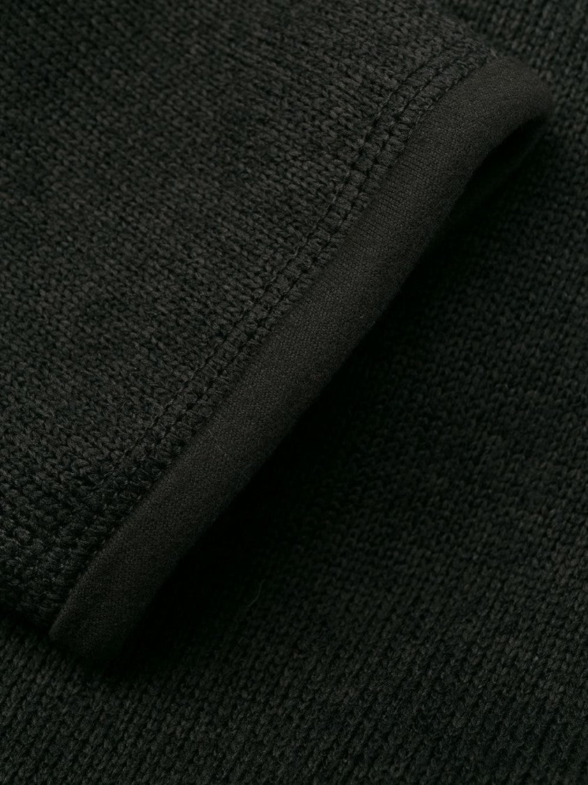 Patagonia Textured Knit Black Zip-Through Sweater