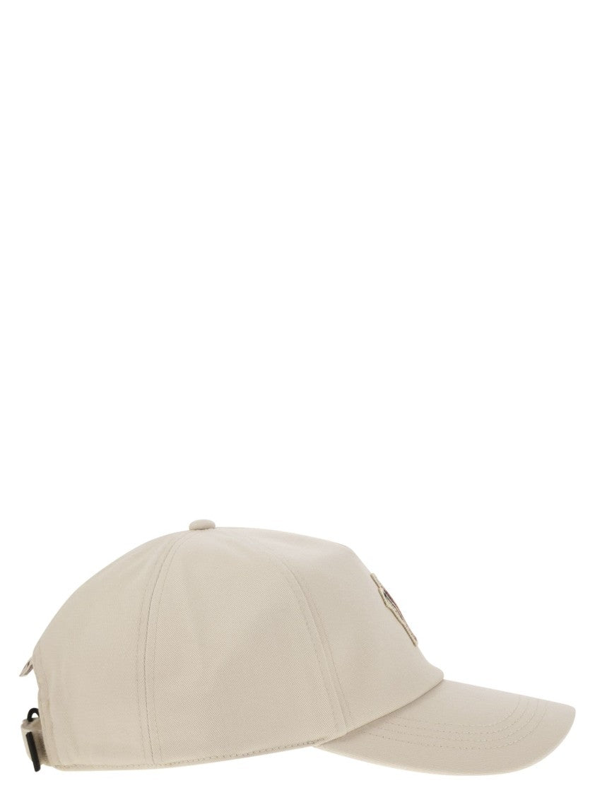 Moncler Grenoble Cotton Gabardine Baseball Cap