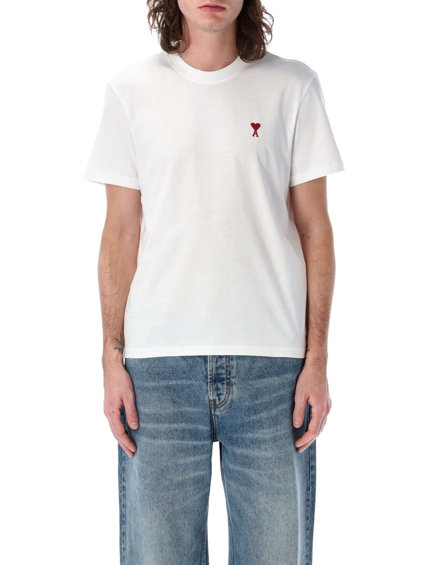 Ami Paris Ami De Coeur Cotton Logo T-Shirt