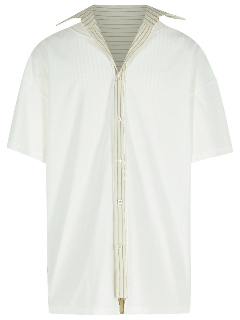 Maison Margiela Inverted White Cotton Shirt