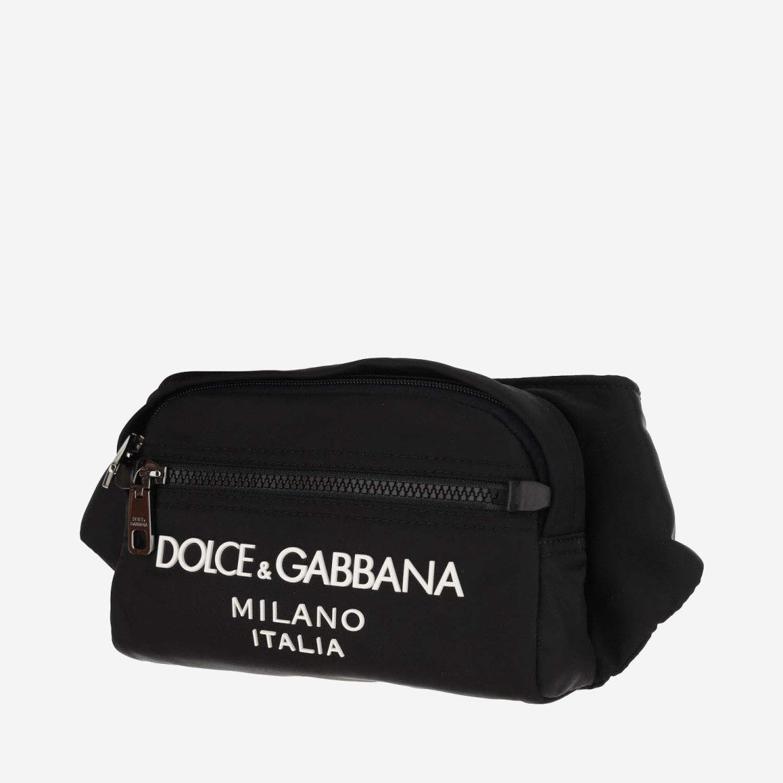 Dolce & Gabbana Small Nylon Pouch With Rubberized Logo
