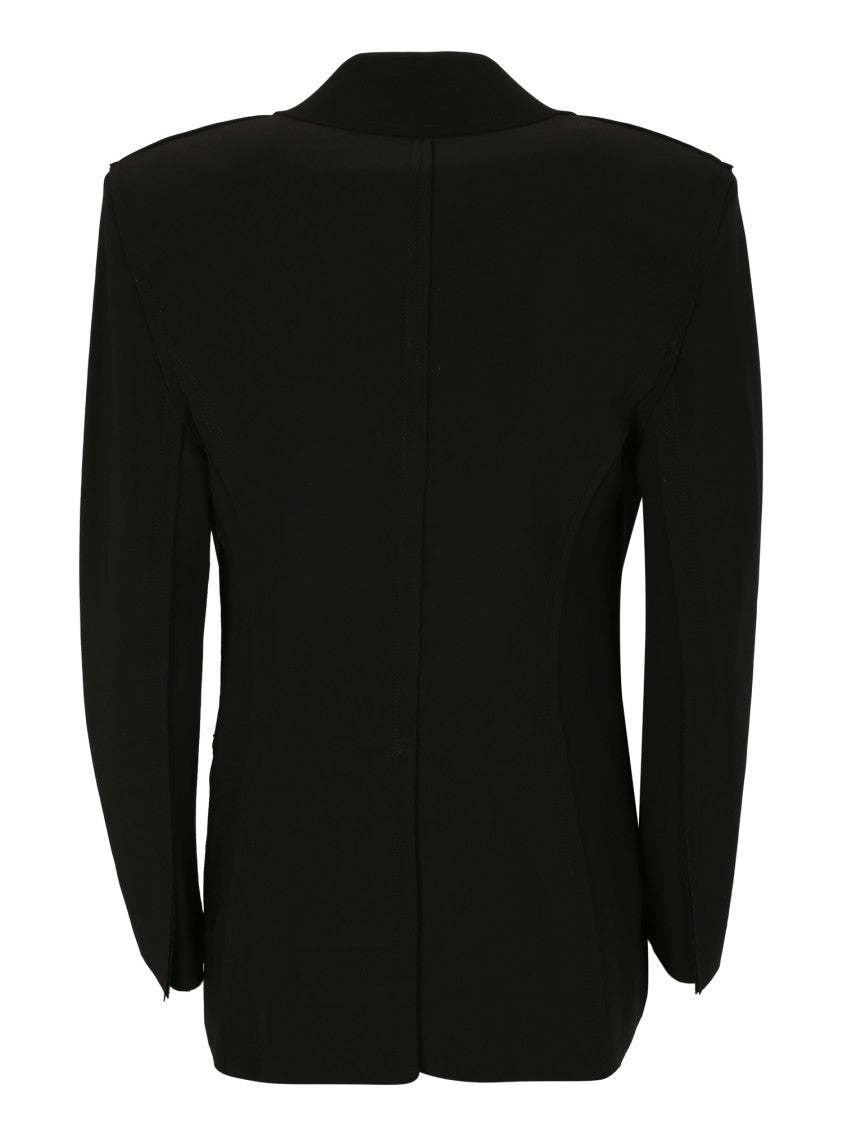 Norma Kamali Black Fitted Blazer