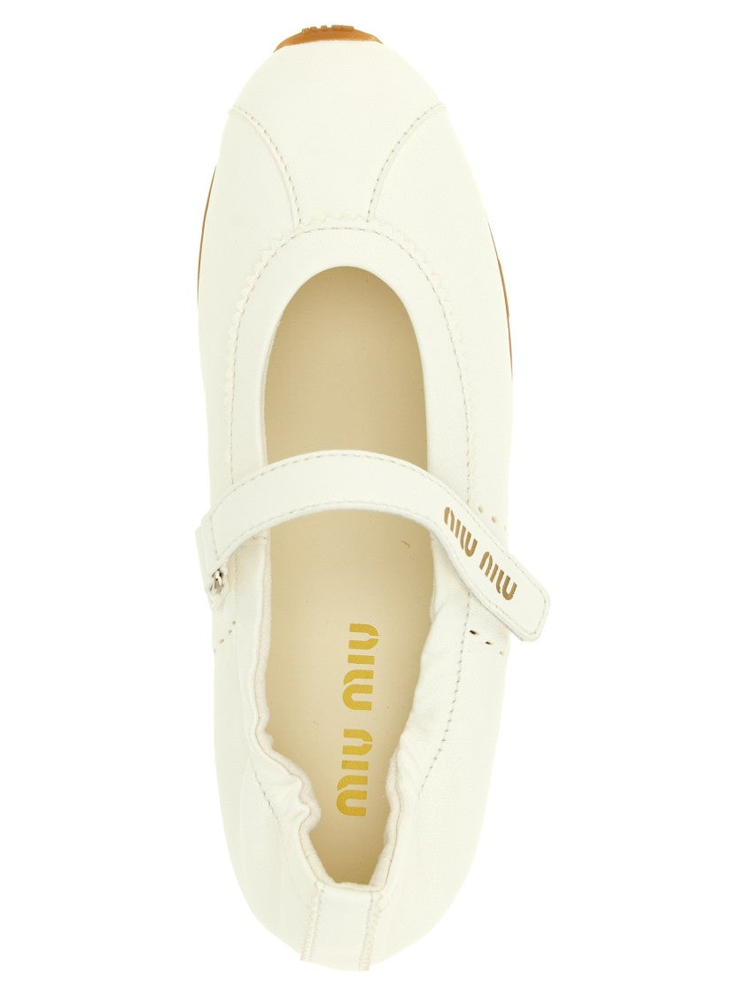 Miu Miu 'Plume' Ballet Flats
