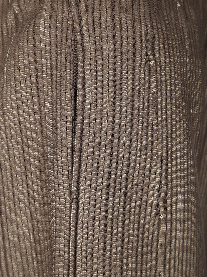 Boboutic Pleated Cotton Shorts With Elastic Waist