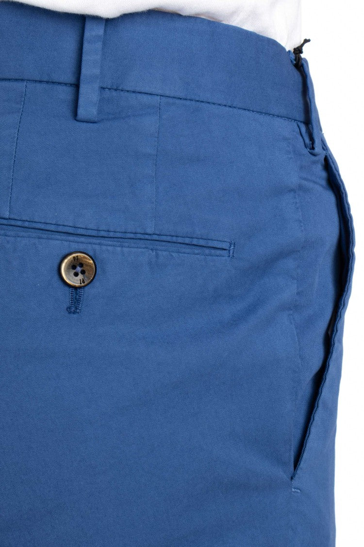 Pt Torino Super Slim Cotton Gabardine Trousers