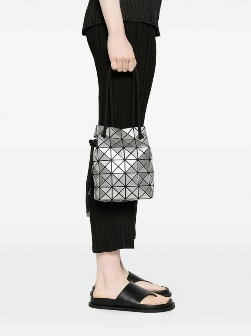 Baobao Geometric Triangular Panel Bucket Bag
