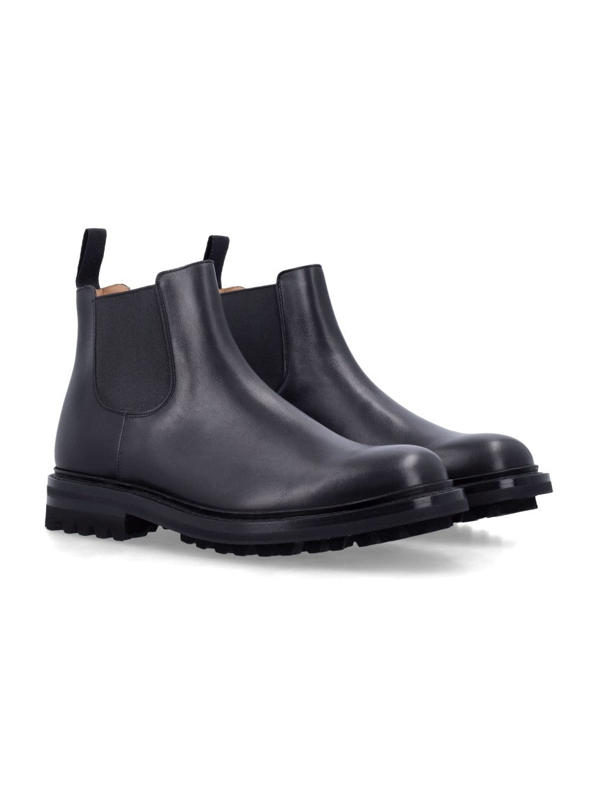 Church's Classic Chelsea Boots With Goodyear Construction And Minimalist Design