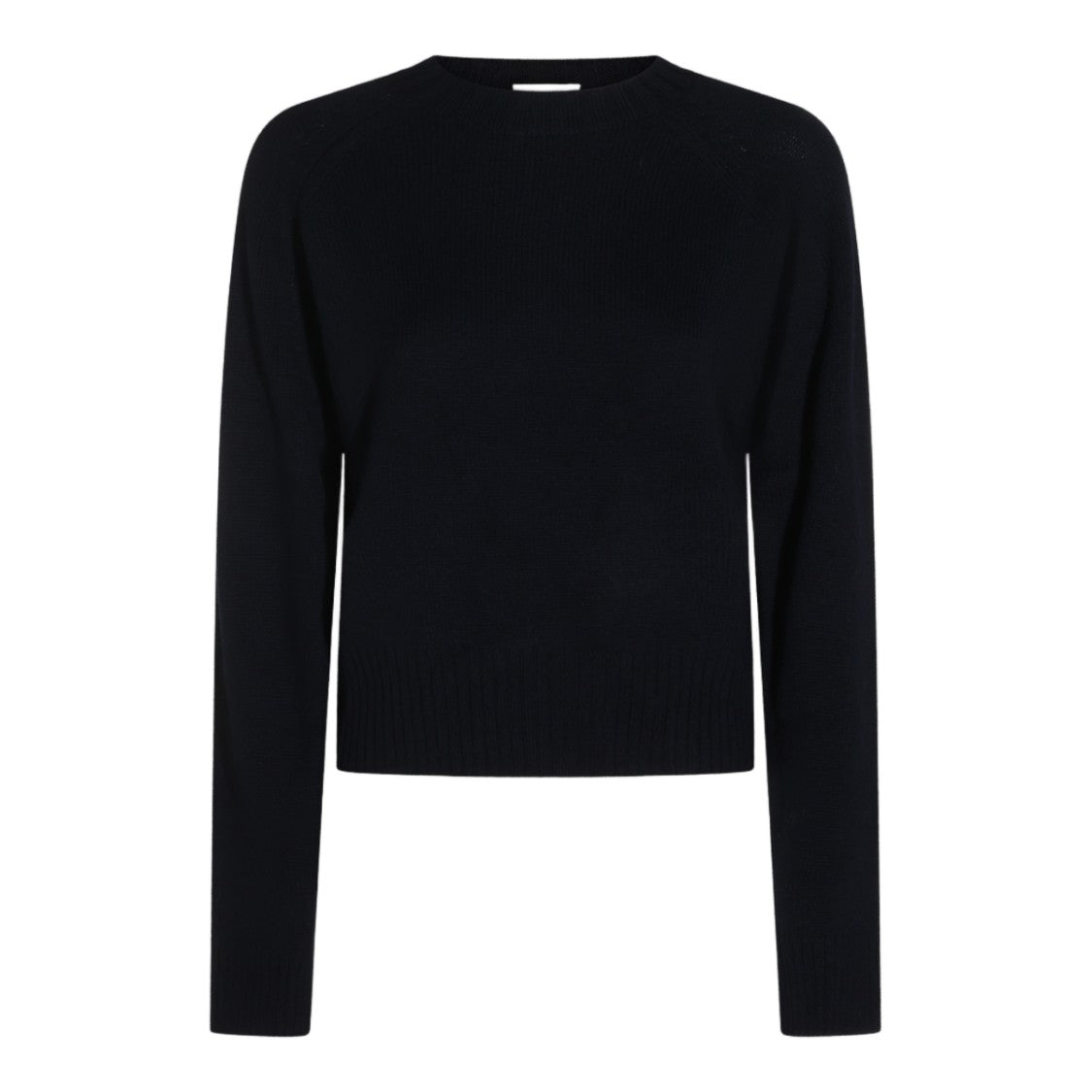 Allude Fitted Ribbed Crewneck Sweater