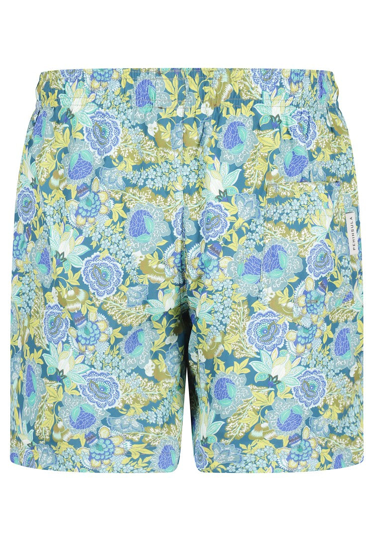 Peninsula Drawstring Swimsuit - Multicolour