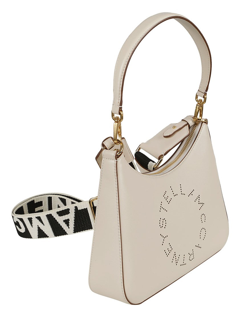 Stella Mccartney Perforated Logo Bag With Versatile Carrying Options