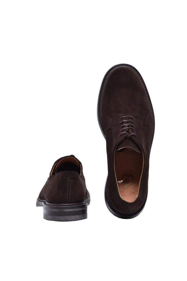Joseph Cheaney & Sons Suede Lace-Up Shoes - Brown