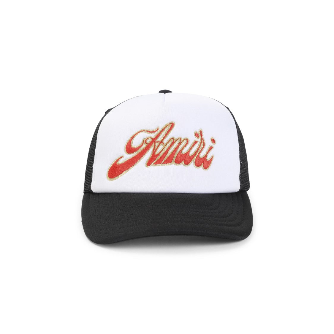 Amiri Structured Black Cap With Embroidered Logo