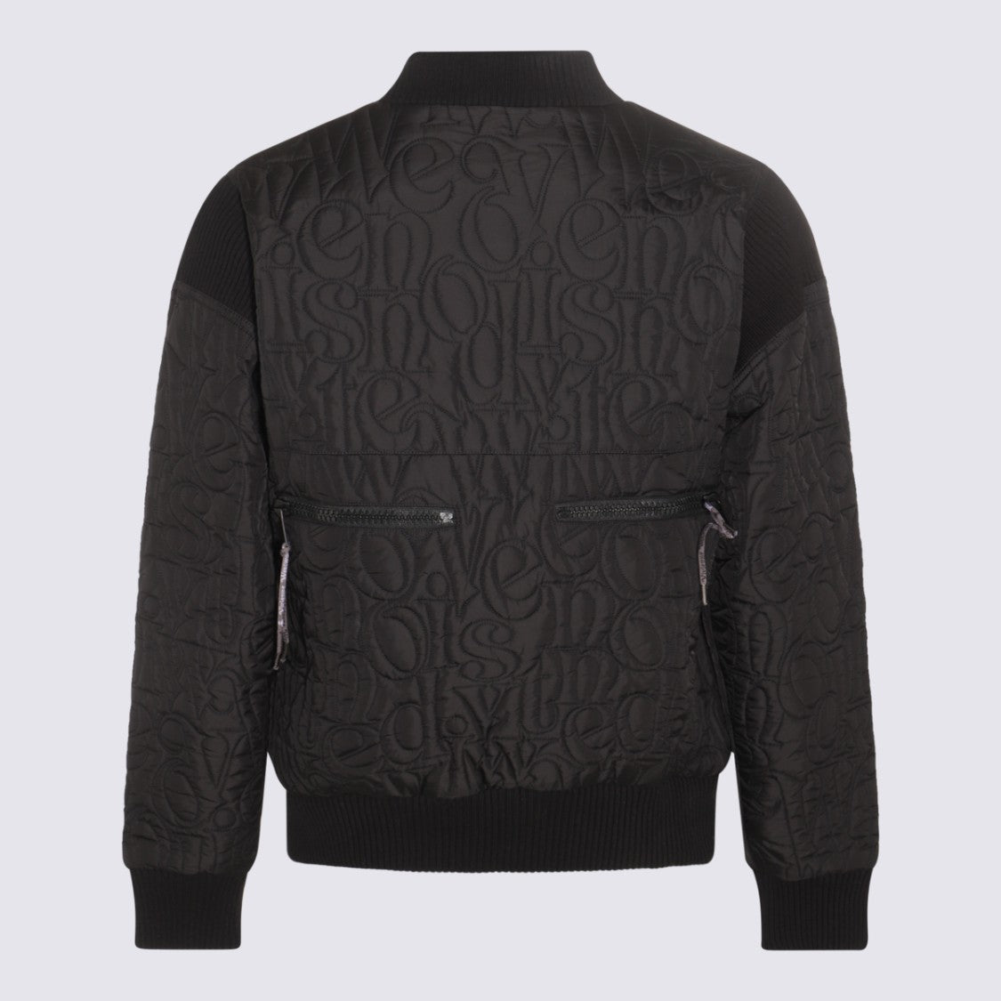 Vivienne Westwood Quilted Black Jacket With Textured Embossed Detailing
