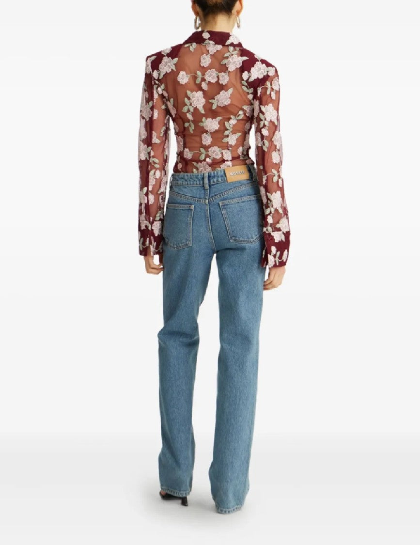 Rotate Mesh Fitted Shirt