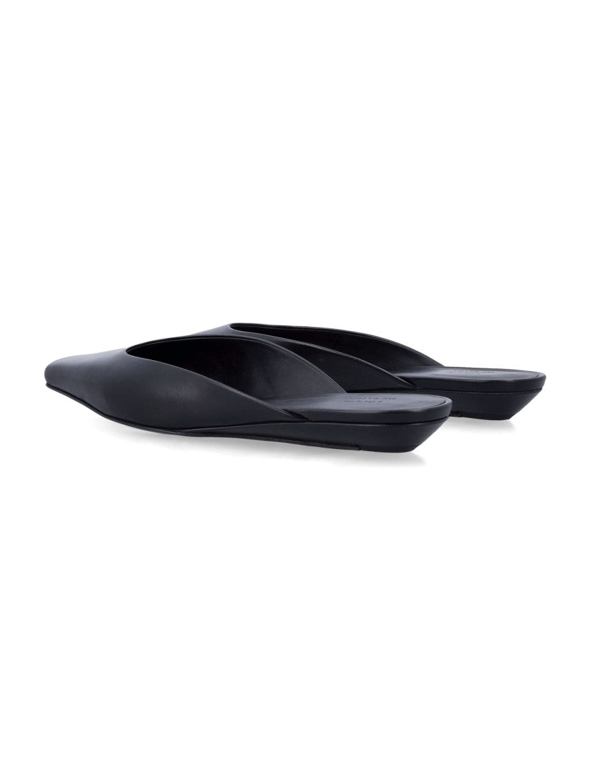 Loulou Studio Diane Pointed Square Toe Mules