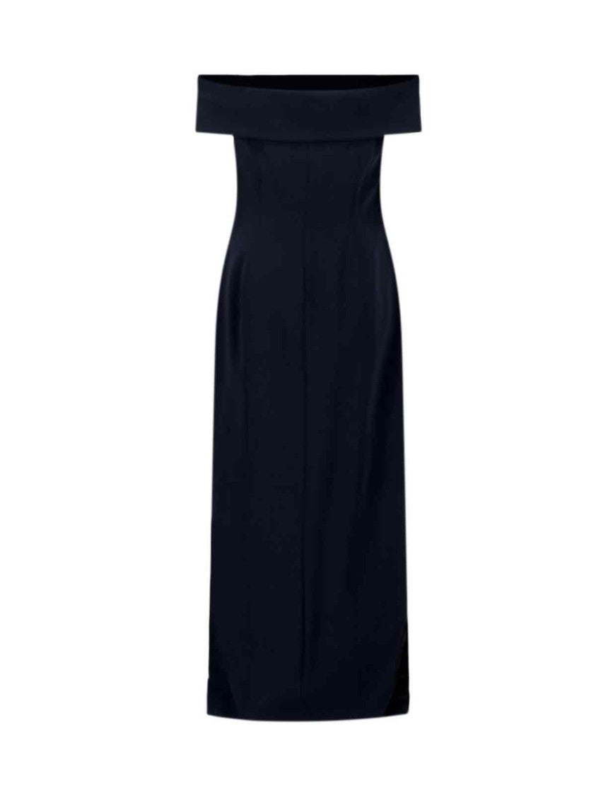 Polo Ralph Lauren Maxi Dress In Recycled Black Fabric