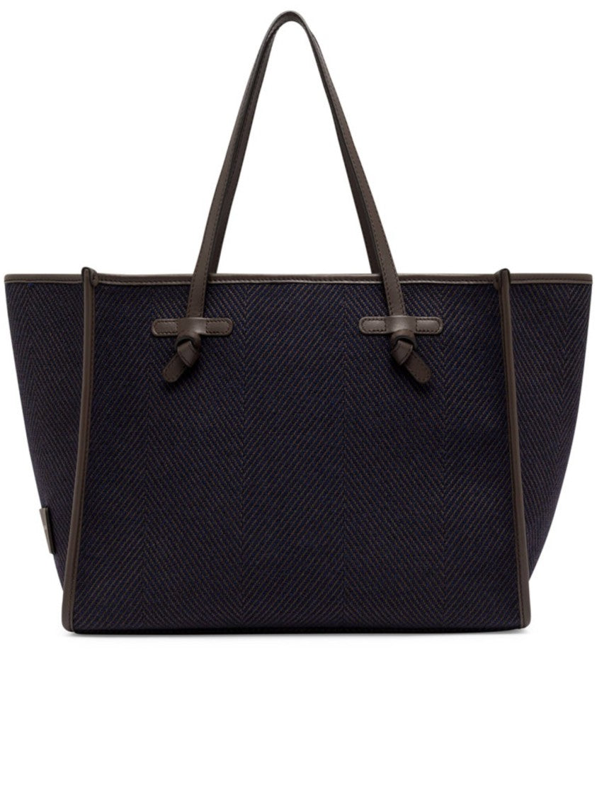 Gianni Chiarini Marcella Textured Herringbone Leather Tote