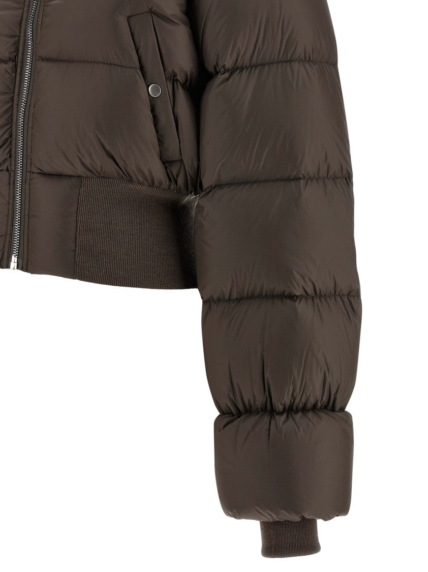 Rick Owens Quilted Nylon Bomber Jacket