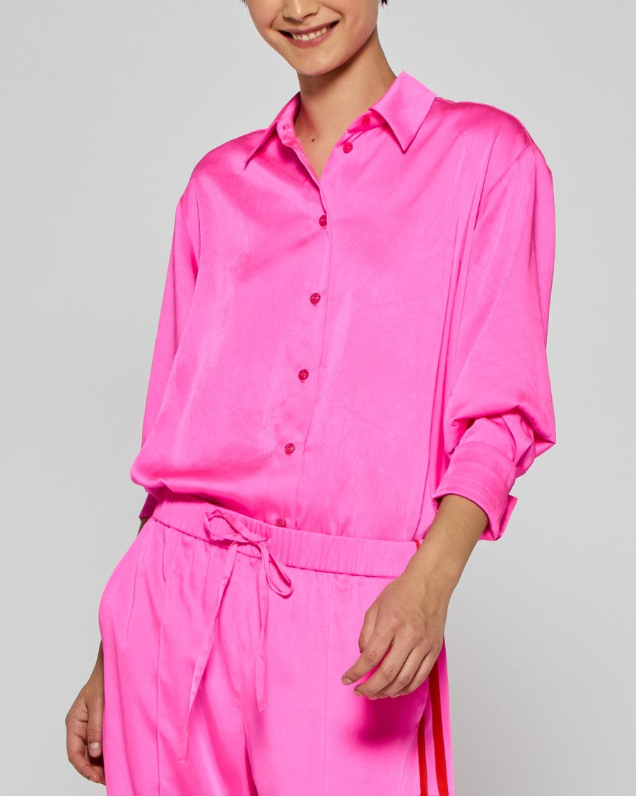 Serena Bute Oversized Shirt '25 - Shocking Pink