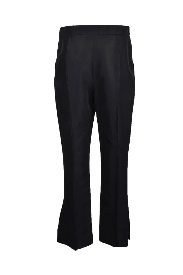 Rosie Assoulin Tailored Black Trousers And Cropped Length