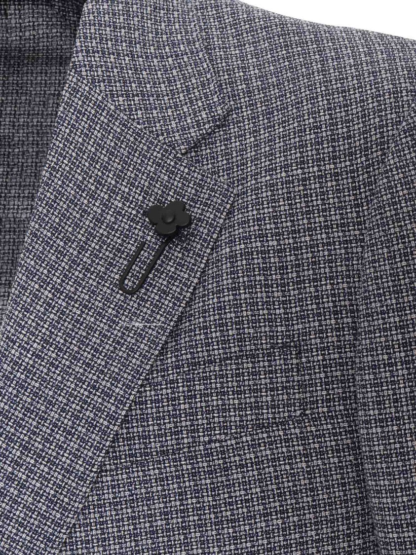 Lardini Rome Textured Grey Tailored Jacket