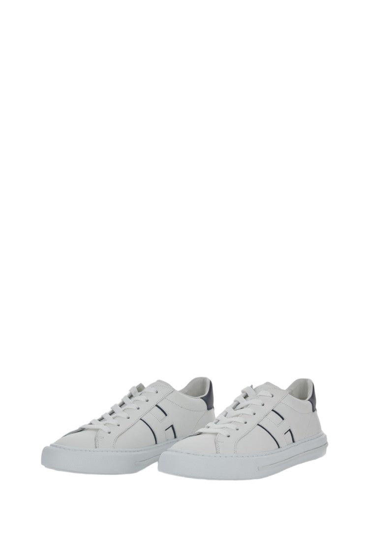 Hogan Low-Top Leather Sneakers With Minimalist Design And Distinctive Detailing