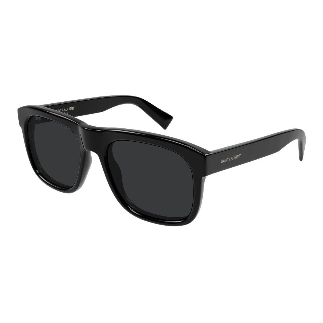Saint Laurent Sl 558 Bold Rectangular Black Sunglasses
