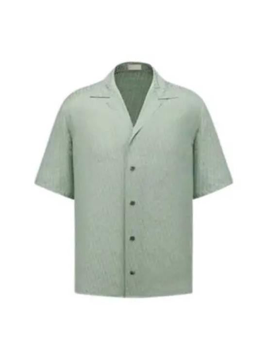 Christian Dior Short-Sleeved Relaxed Fit Shirt With Classic Collar