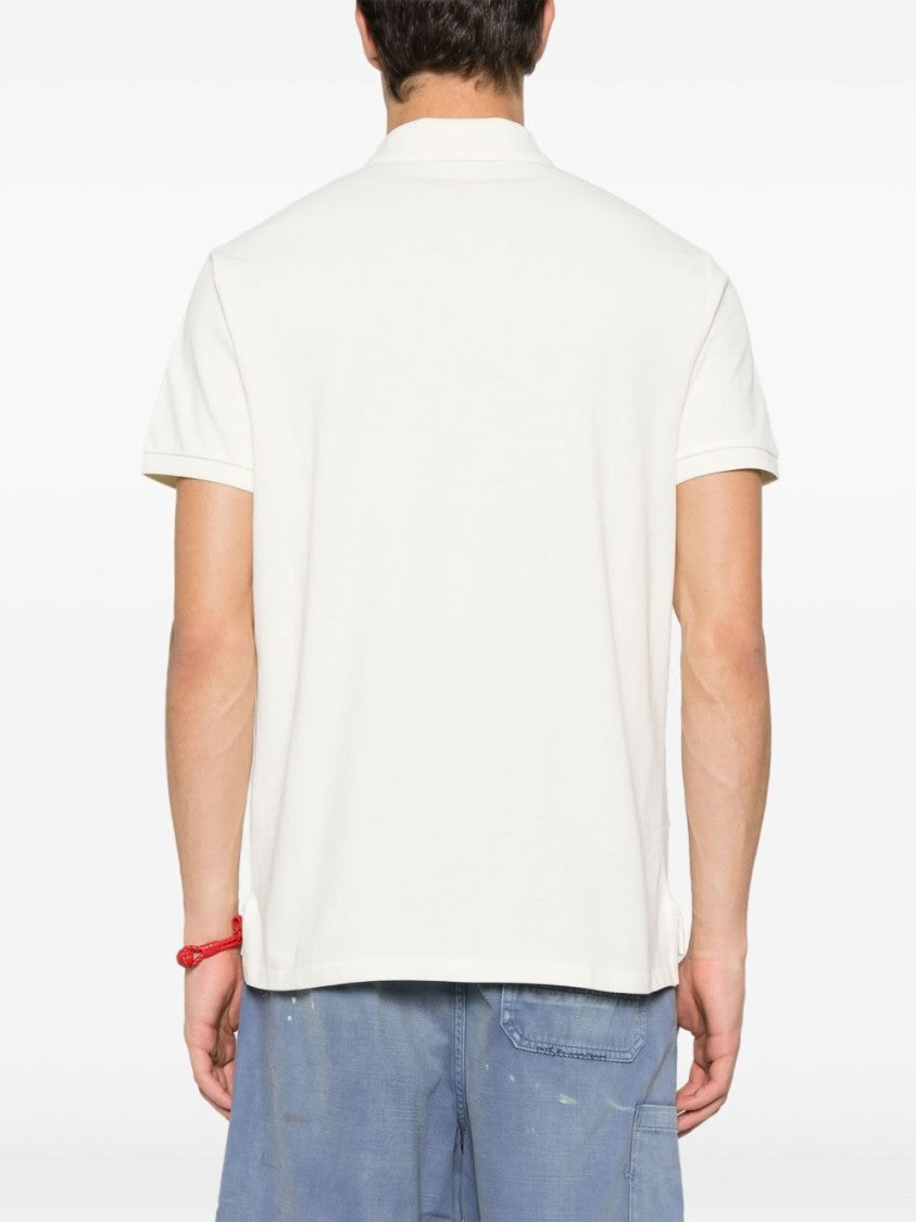 Polo Ralph Lauren Beige Classic Fit Polo Shirt With Traditional Collar