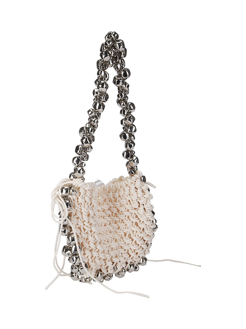 Niccolò Pasqualetti Woven Mini Bag With Decorative Metallic Bells