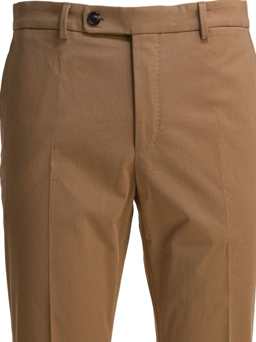 Incotex Mid-Rise Slim Fit Cotton Pants
