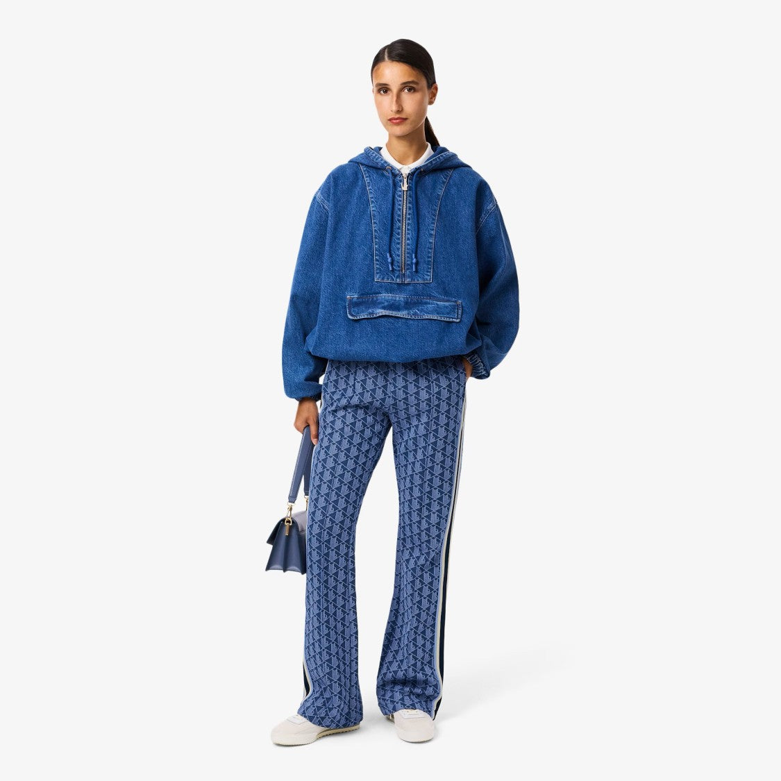 Lacoste Flared Sweatpants With Monogram
