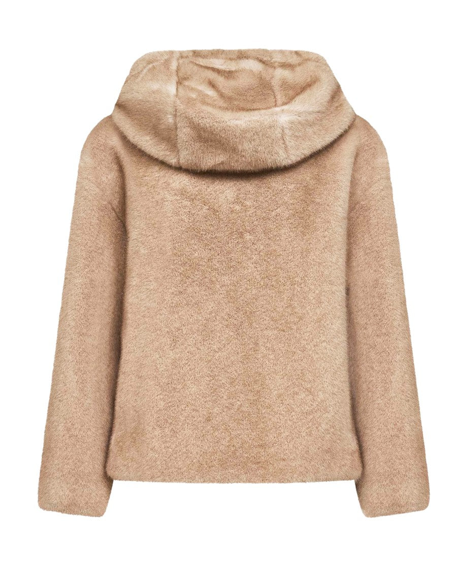 Herno Chantilly Soft Faux Fur Bomber Jacket