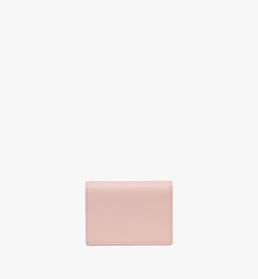 Mcm Embossed Leather Wallet