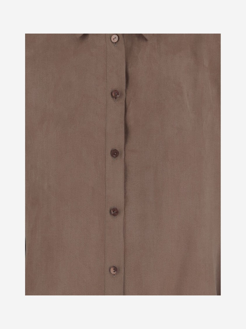 Blumarine Oversize Gabardine Shirt