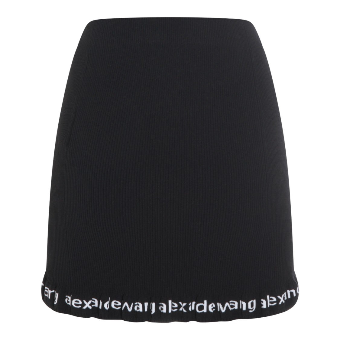 Alexander Wang Ribbed Black Mini Skirt