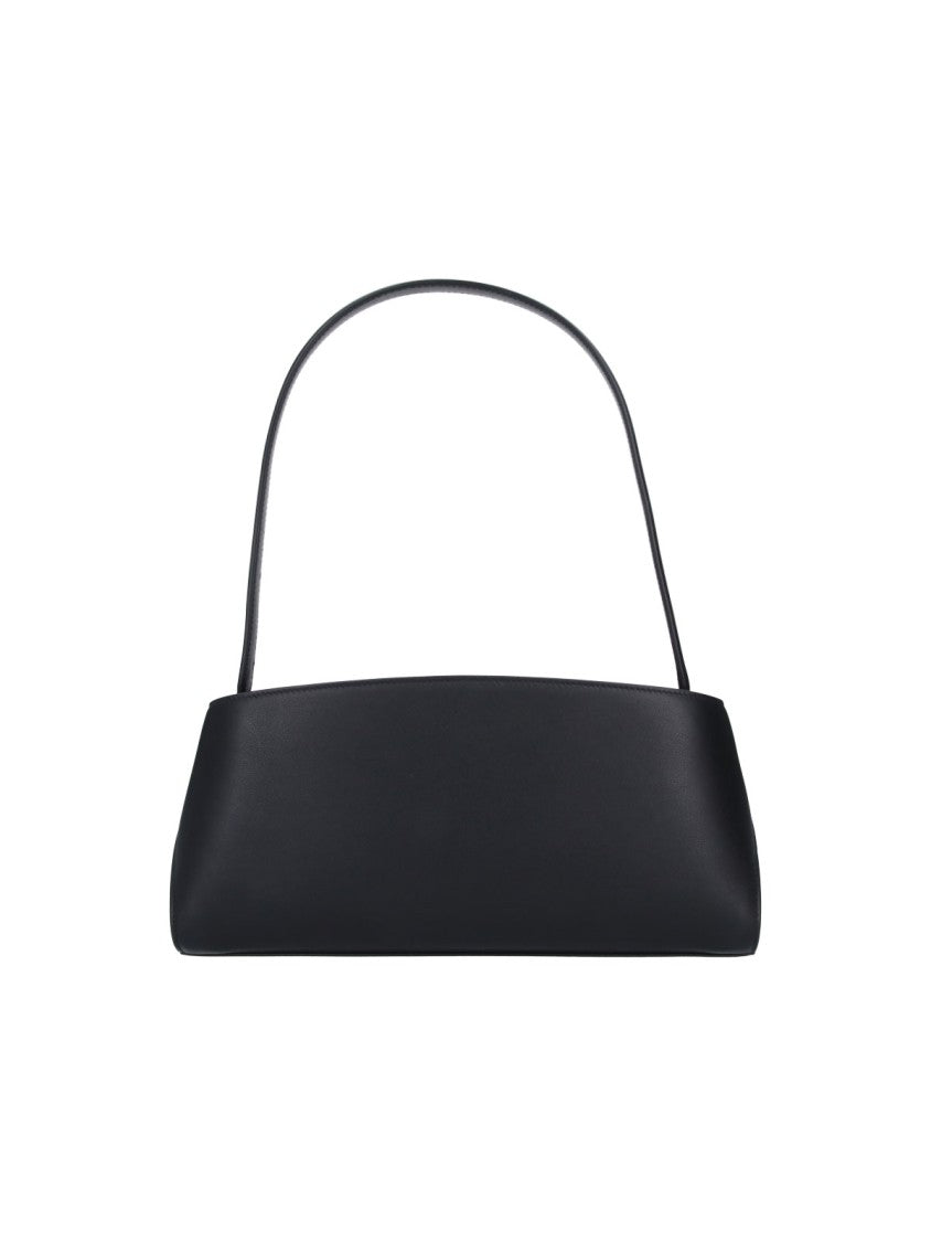 Ferragamo Black Calfskin Hug East-West Shoulder Bag