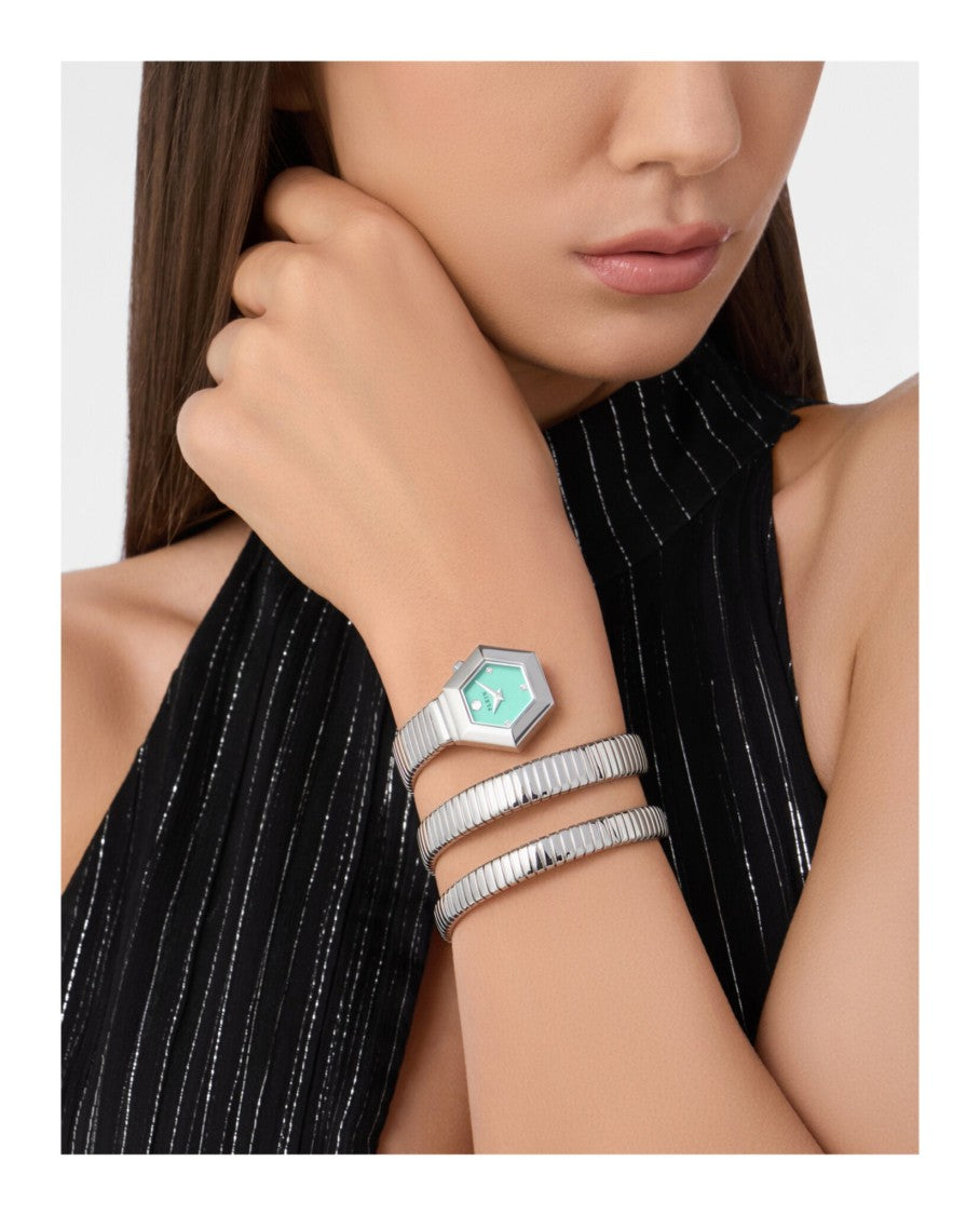 Philipp Plein $Nake Hexagon Bracelet Watch