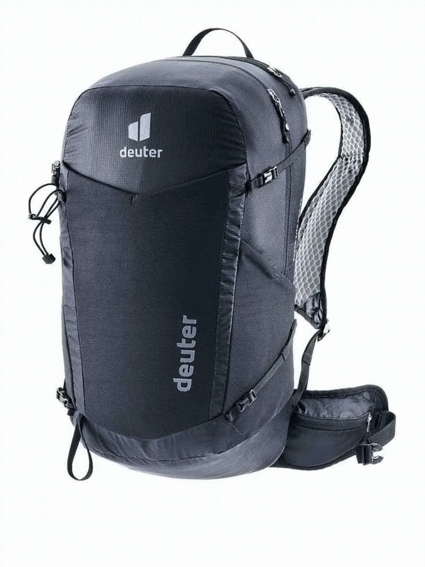Deuter Streamlined Black Backpack With Recycled Polyamide Construction