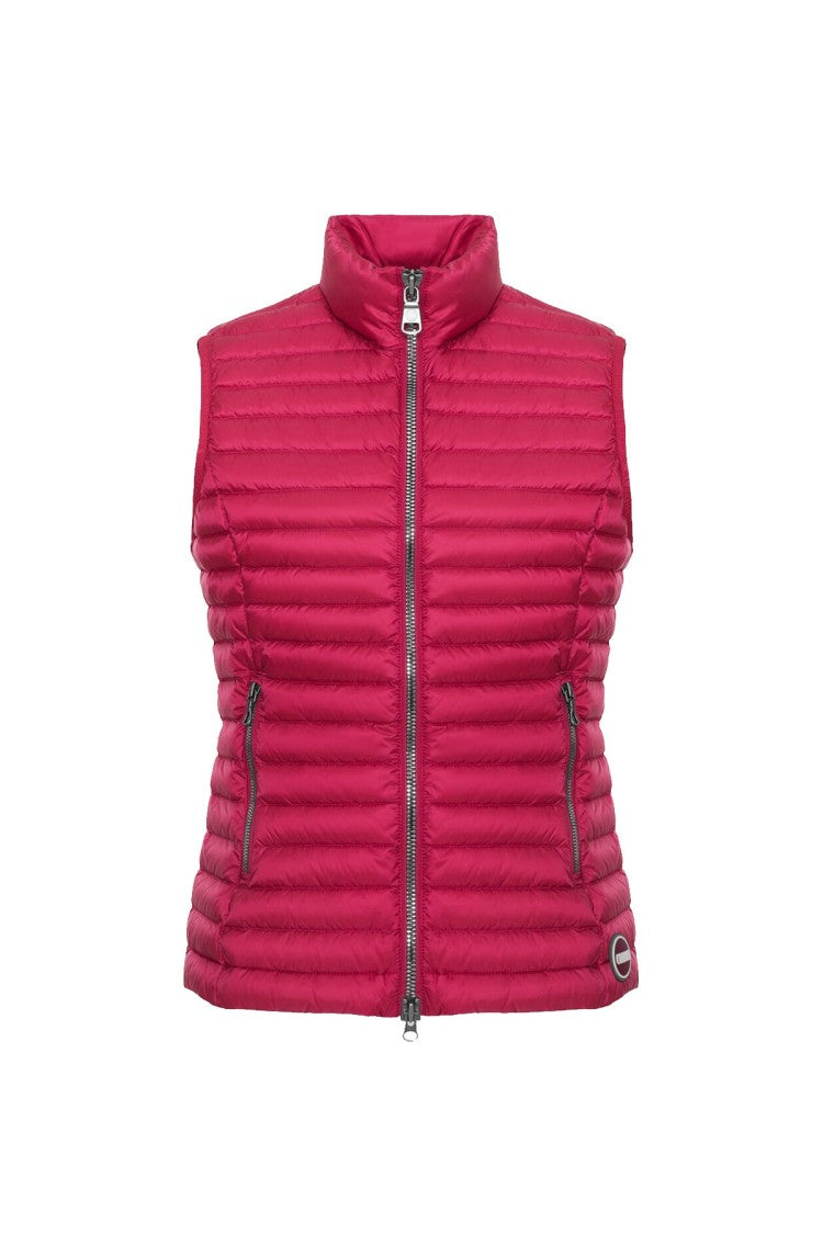 Colmar Red Technical Nylon Zip-Up Jacket